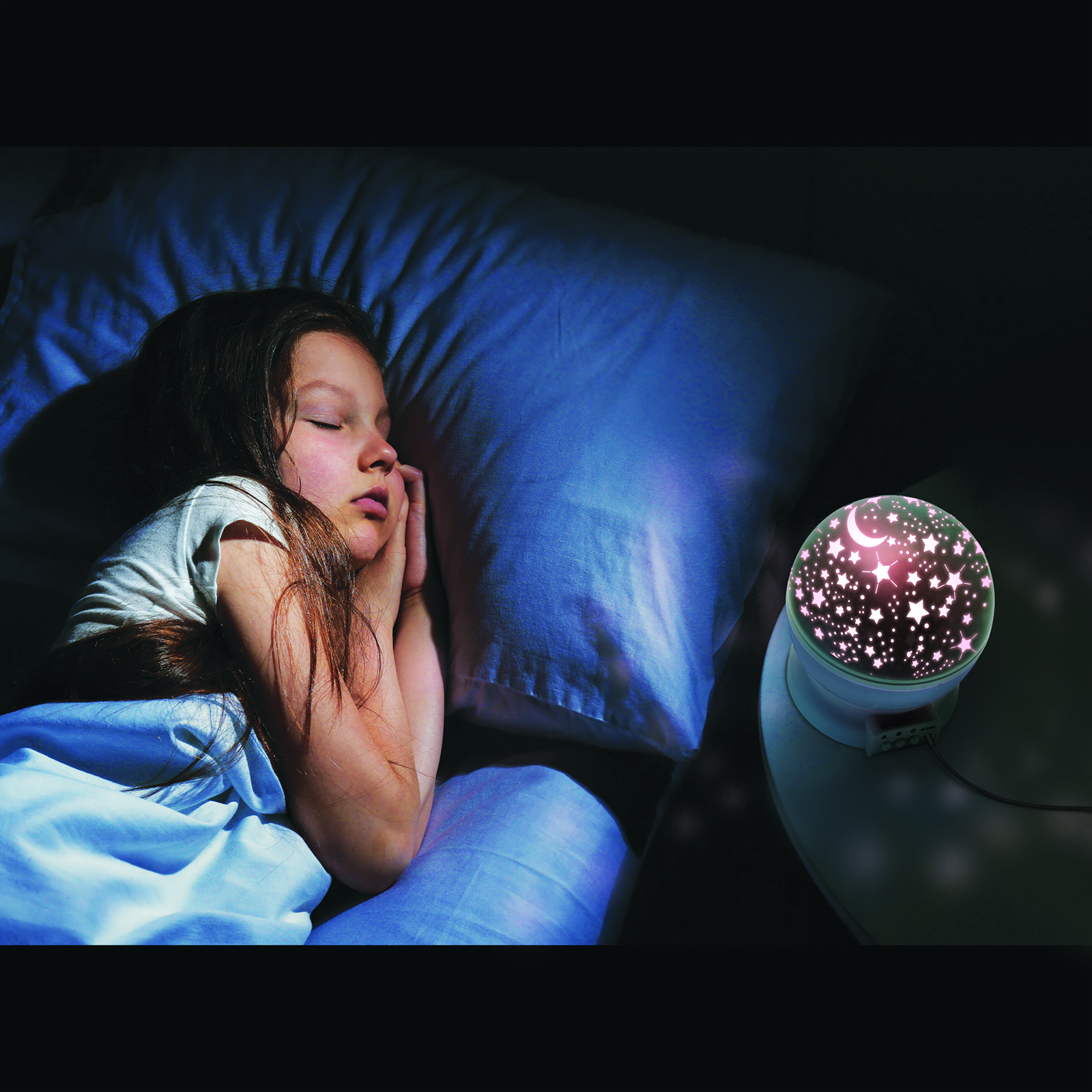 LED mini projektor - hviezdna obloharužová