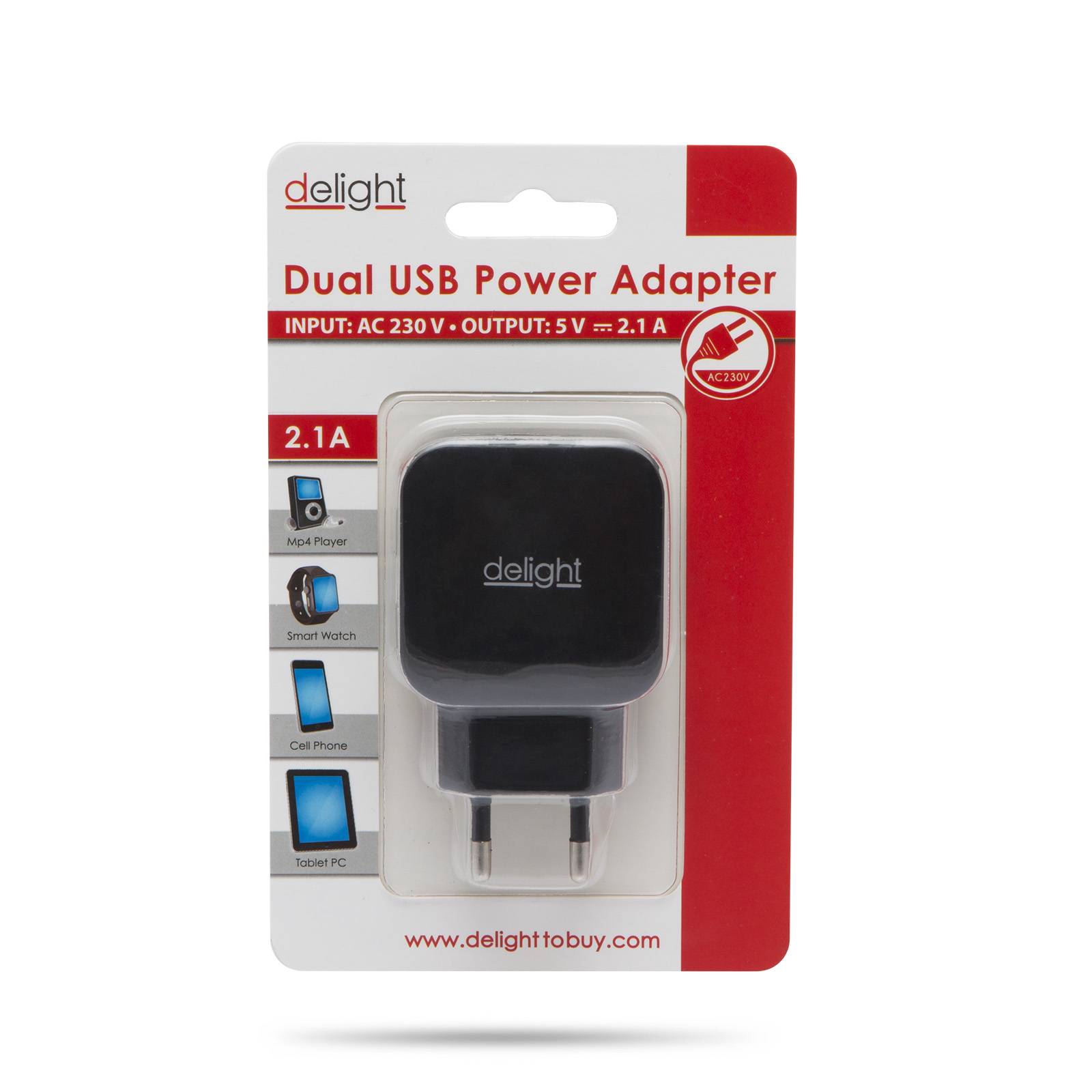 Sieťový adaptér USB 5V/2.1A