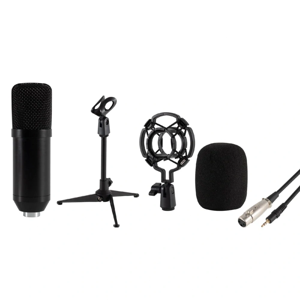 Štúdiový mikrofón, statív, XLR-3,5 mm - M 12