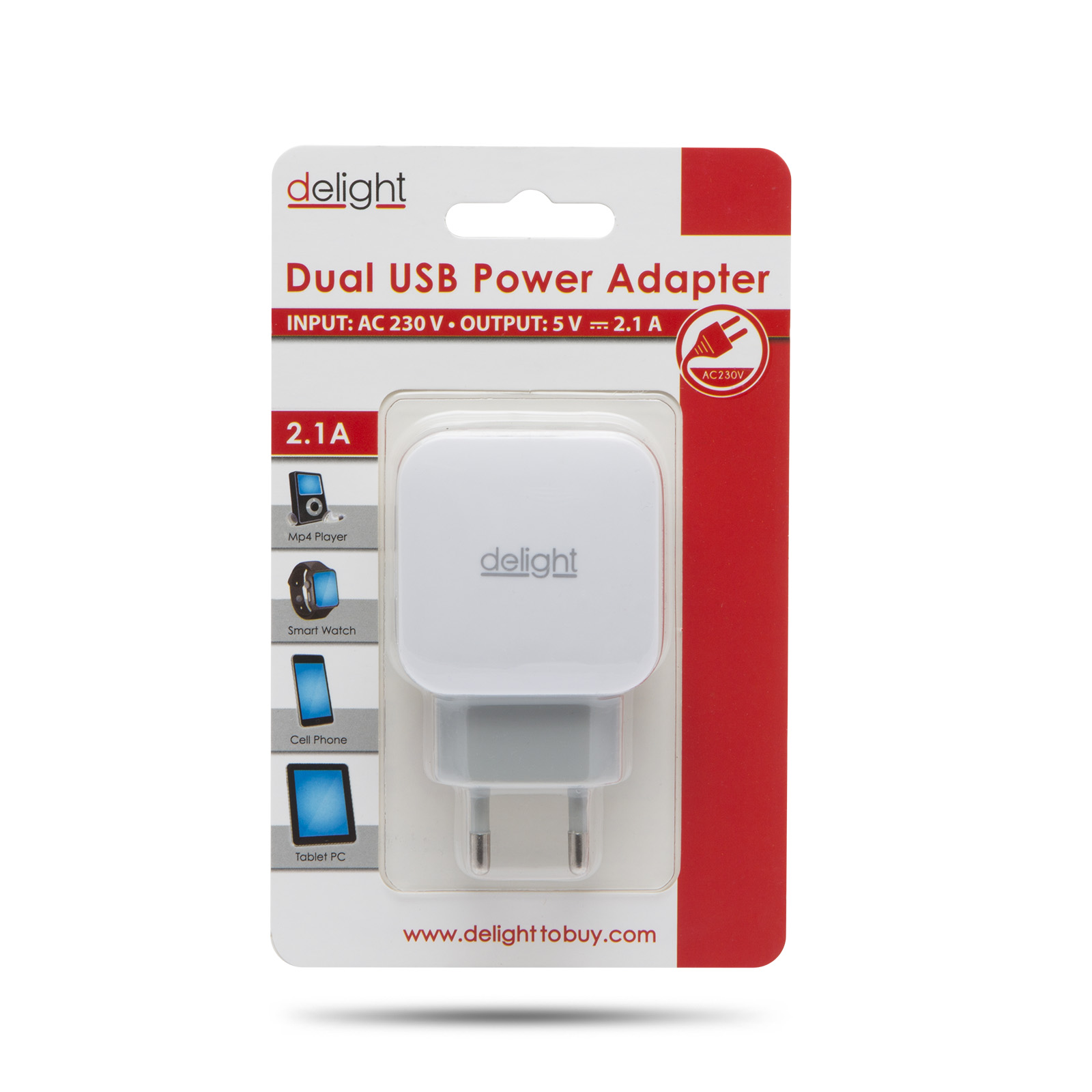 Sieťový adaptér USB 5V/2.1A