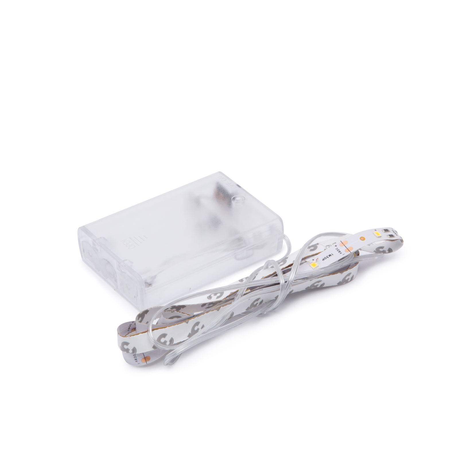 LED pásik 1m teplá biela / napájanie 3xAA batéria
