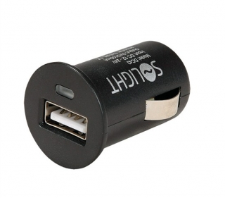 Solight USB nabíjací autoadaptér, 1x USB, max. 2,1A