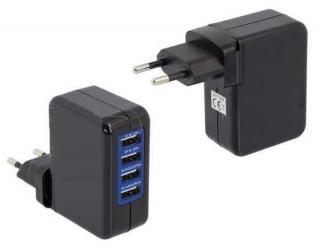 Sieťový adaptér USB 4 x 5V/2,1A