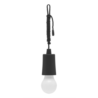 Závesná LED lampa s ťahovým vypínačom-čierna