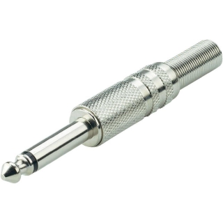 Jack 6,3 mm mono kovový