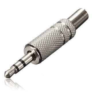Jack 3,5 mm stereo kovový