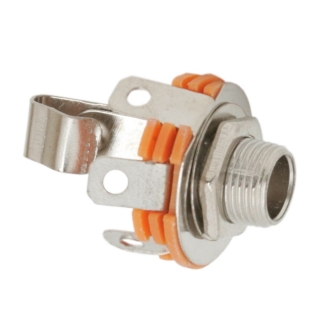 Jack 6,3 mm zásuvka mono  kovová