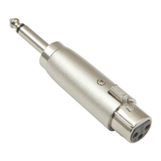 Redukcia Jack 6,3 mm / XLR zásuvka