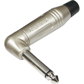 Jack Amphenol 6,3 mm mono kovový,uhlový