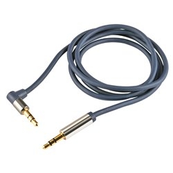  Audio kábel, 3,5/3,5mm stereo kovová vidlica ,1m-SAL A51-1M
