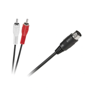Audio kábel, 5 pin DIN/2 RCA stereo 1,2m