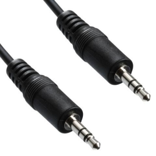 Audio kábel, 3,5/3,5mm jack stereo 0,6m