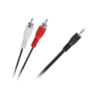  Kábel prepojovací Jack 3,5mm - 2x RCA , 3m