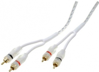 RCA kábel 1m biely