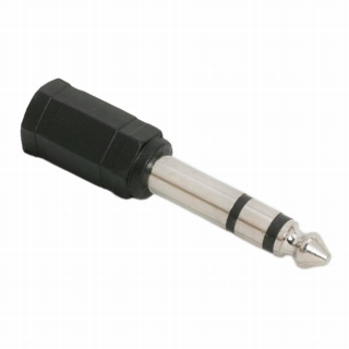 Redukcia jack 3,5mm/jack 6,3mm plastová
