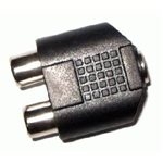Rozbočovač Jack 3,5mm zásuvka/2xRCA zásuvka